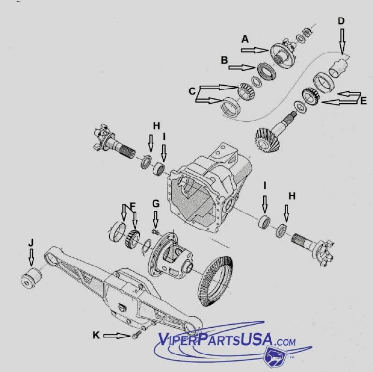 Differential Seal Stub Axle - Dodge Viper - Viper Parts USA